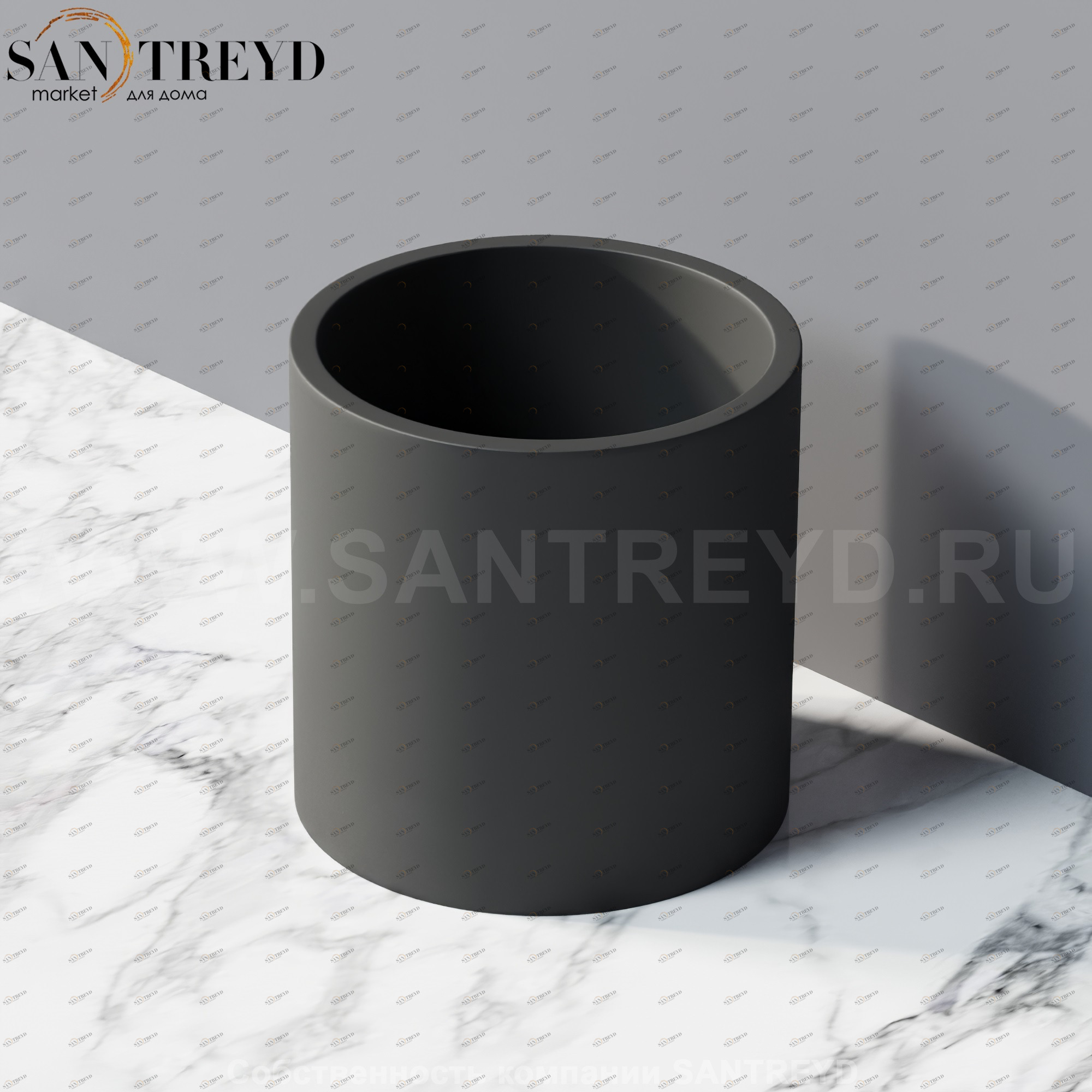 Agape BUCATINI Держатель для мыла на столешницу черный ABUC0160SEB