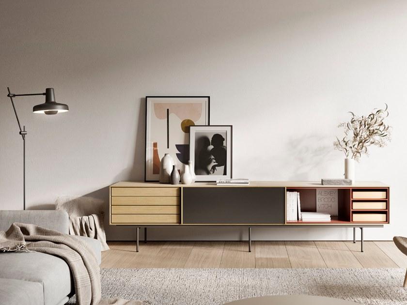 TREKU Буфет из лакированной древесины Aura sun-id-1353450 - Вид №1