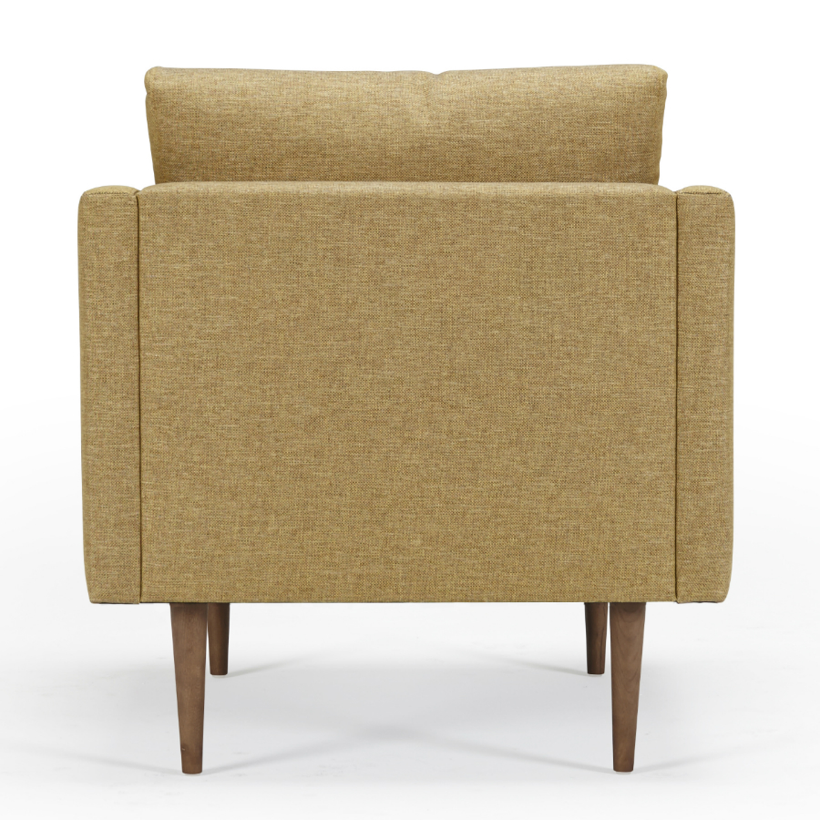 Кресло Hugo с ножками из дуба/ореха, песочное Kragelund 37001248241 - Вид №3