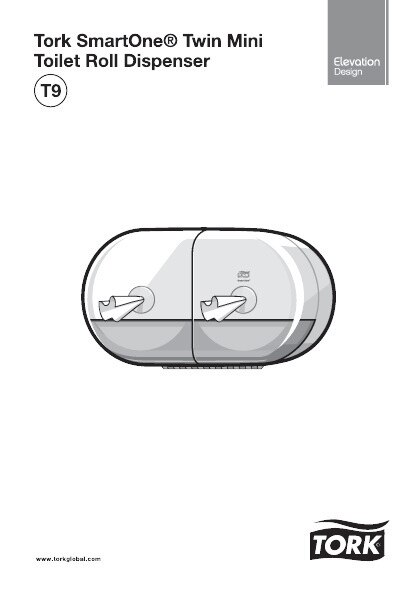 68200038 Диспенсер для рулонов туалетной бумаги Smartone® mini, белый Tork  - Вид №4