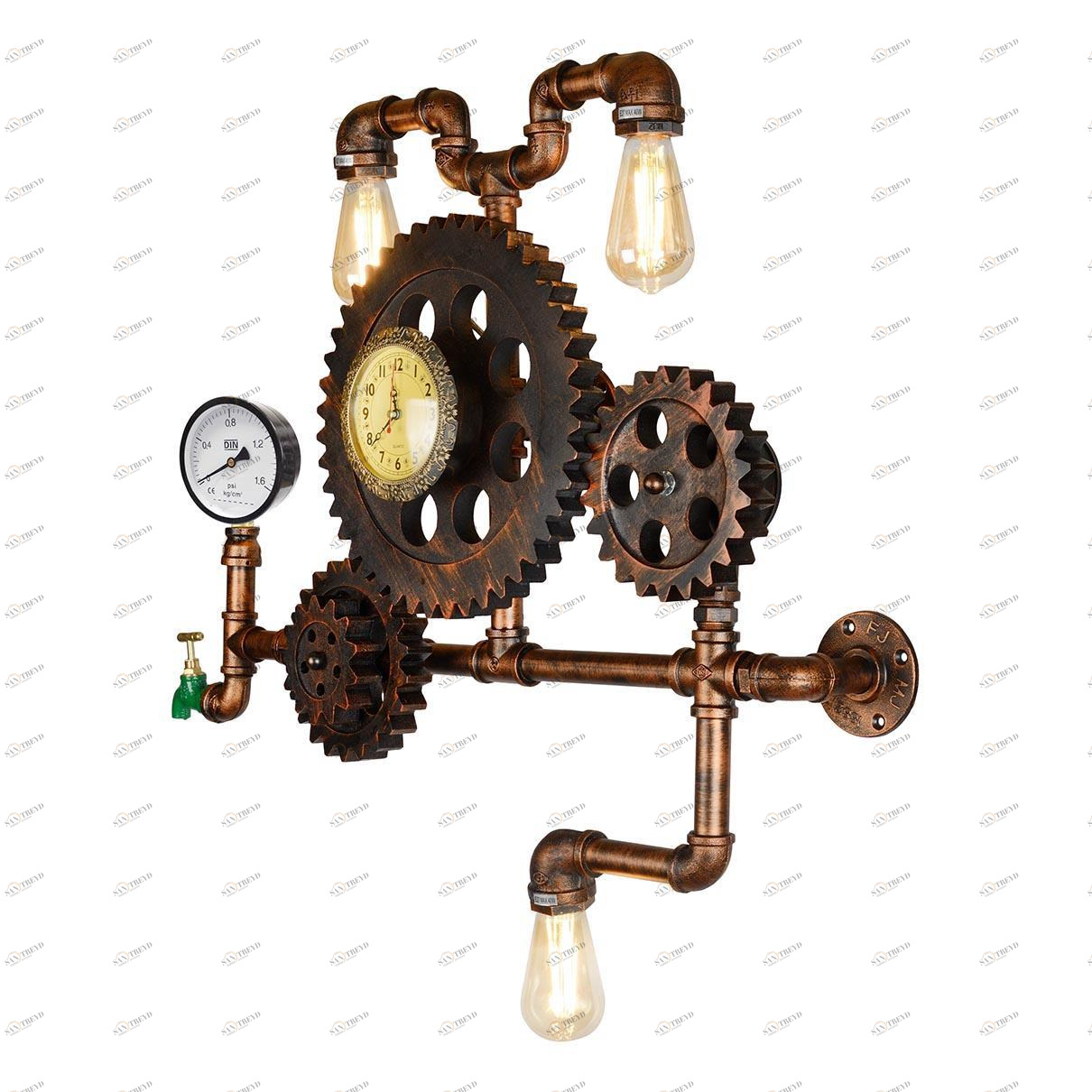 Бра настенное медное iLamp Am Pm W06070-3B ILAMP ЧАСЫ 00-3949178 Медь 