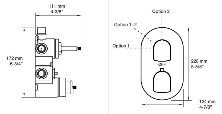 Термостатический набор для душа с душем BARIL PRO-4200-56 ARCH-00139962 - Вид №3