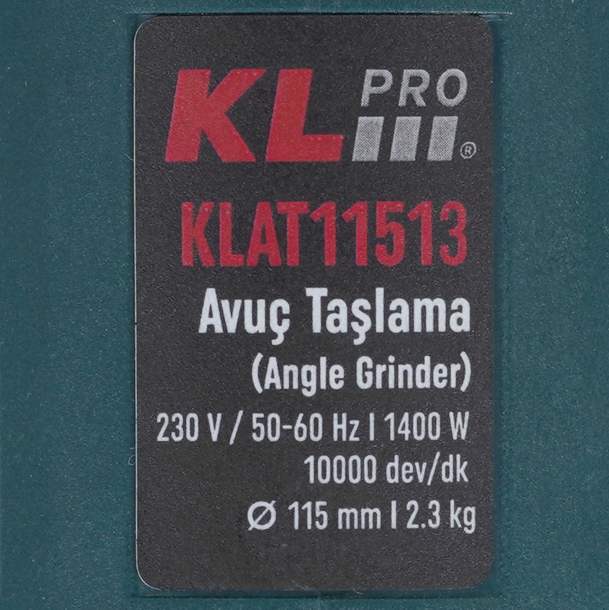 Углошлифовальная машина (УШМ) KLPRO KLAT11513 9150187 STDN-0037160 - Вид №4