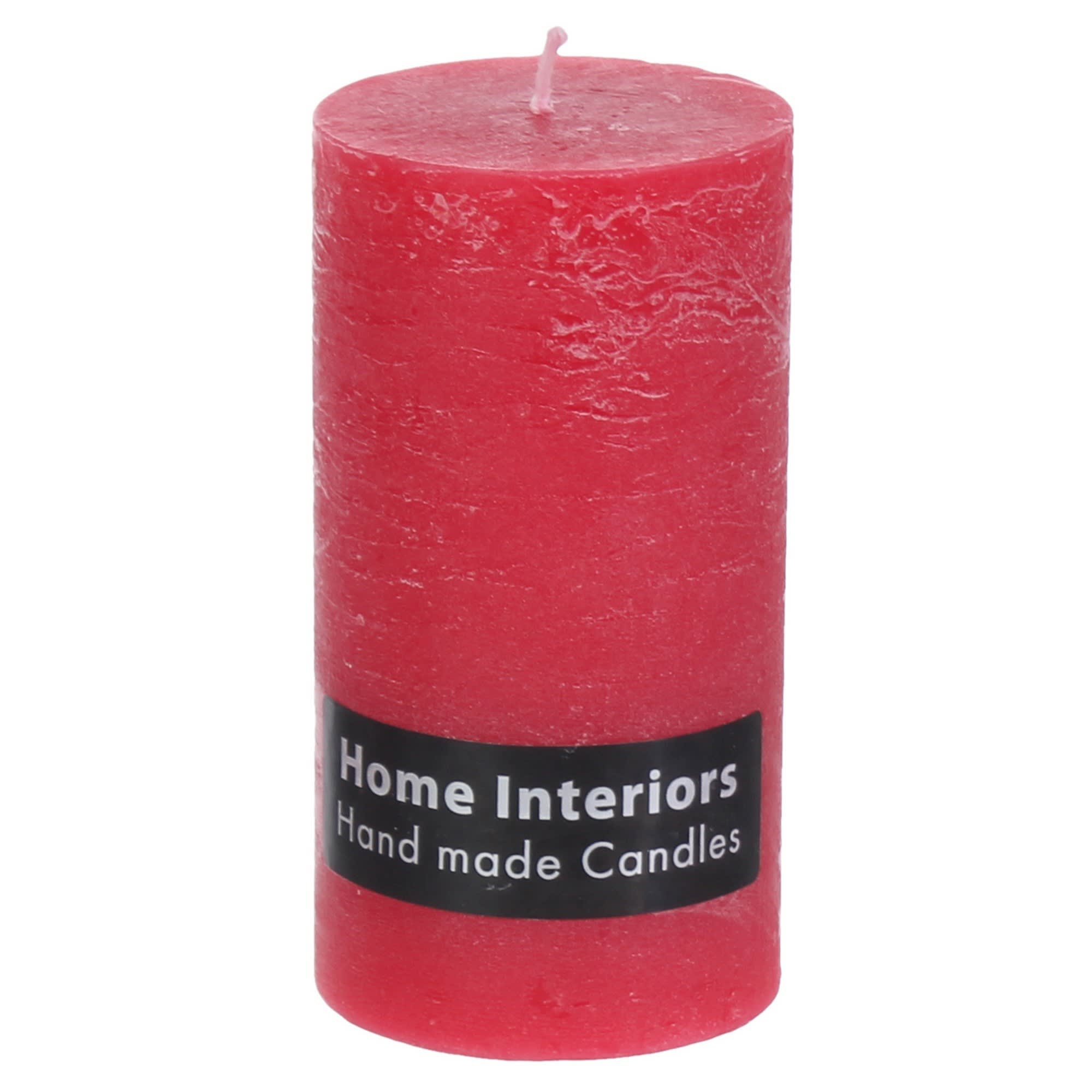 82018424 Свеча-столбик «Рустик», 7х13 см, цвет красный Santreyd 