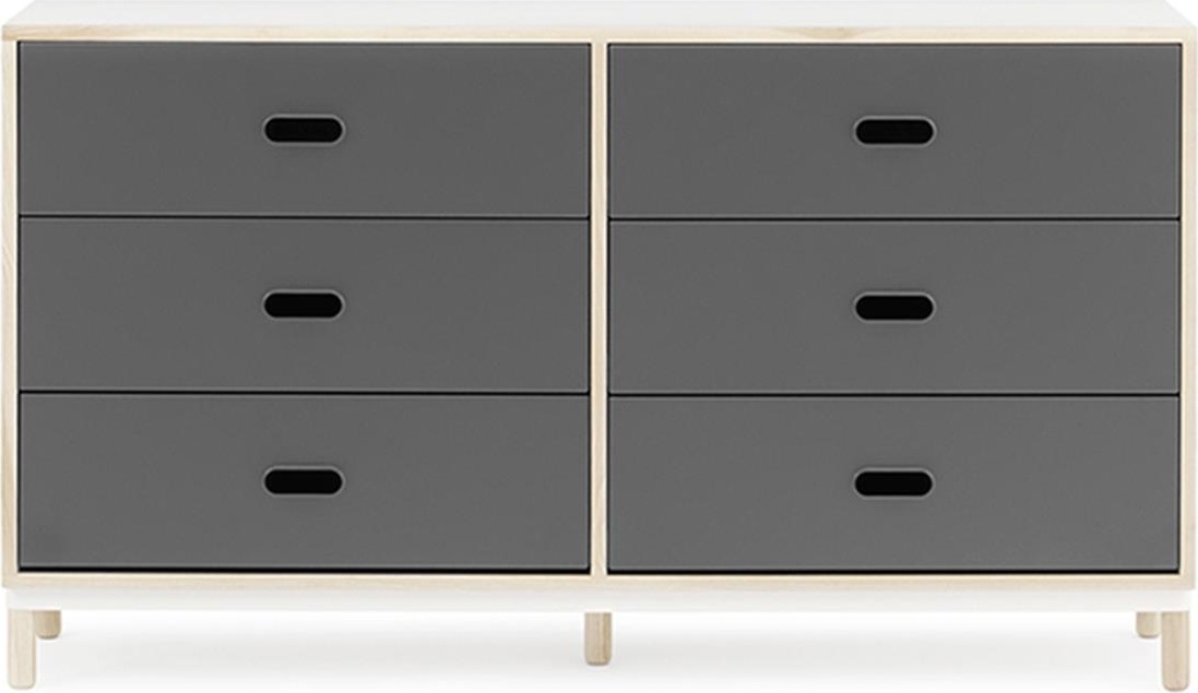 601050 Комод w. 6 ящиков Grey Normann Copenhagen Kabino 