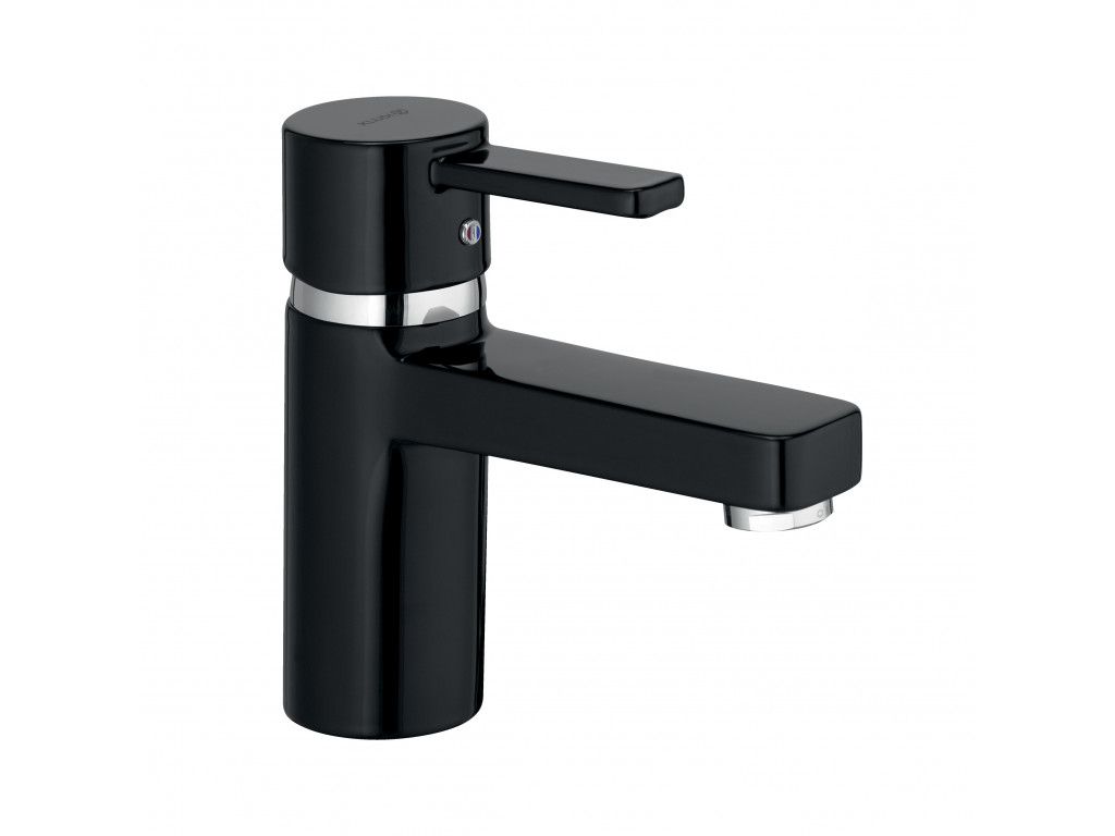 382518675 однорычажный смеситель на умывальник DN 10 KLUDI ZENTA черный/хром 