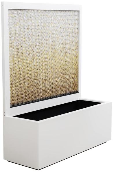 Hobby Flower Прямоугольный стальной горшок для растений Boira sun-id-1412720 - Вид №1