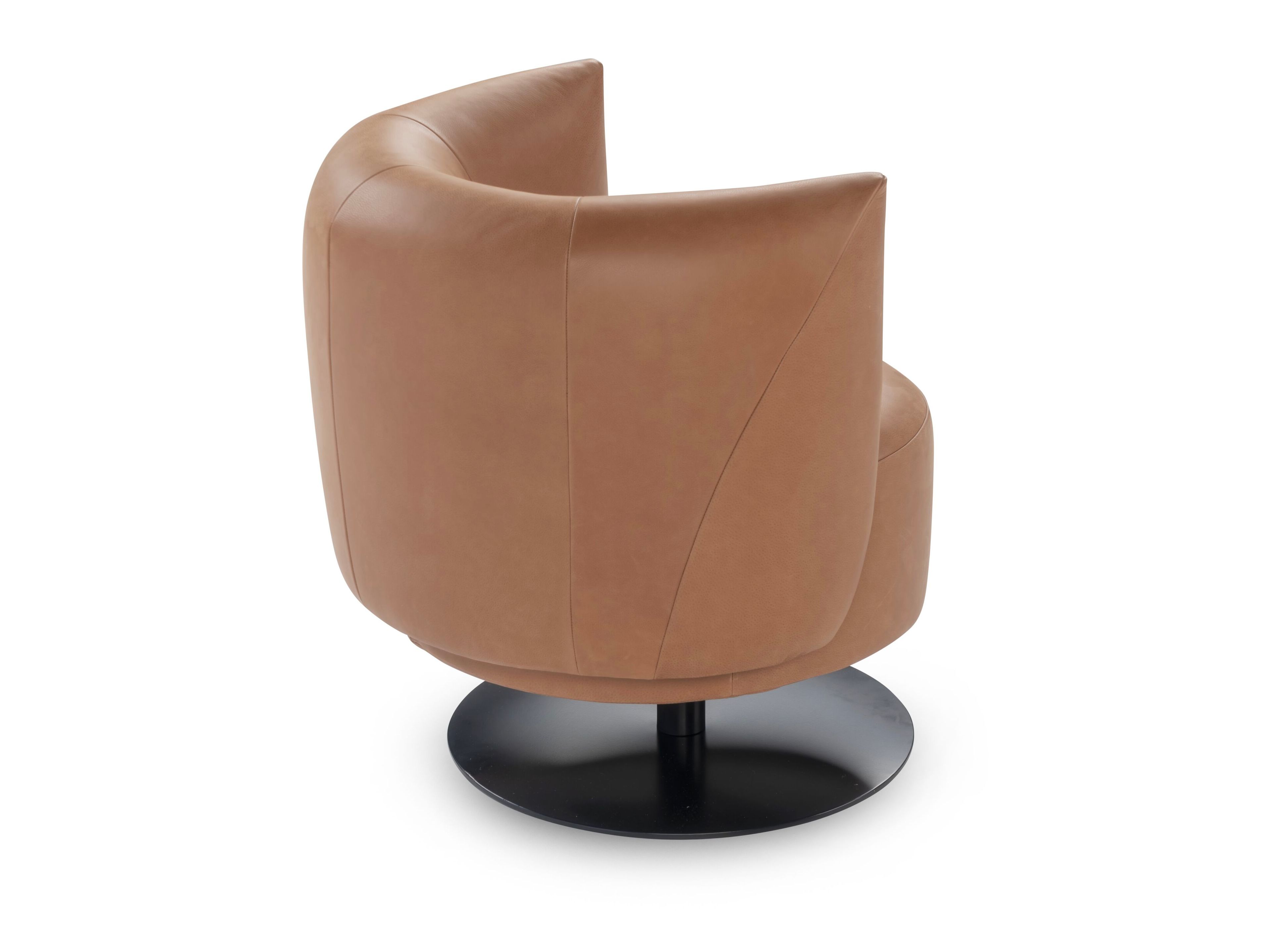 Кожаный поворотный стул с подлокотниками Calia Italia Superior ARCH-00058361 - Вид №2