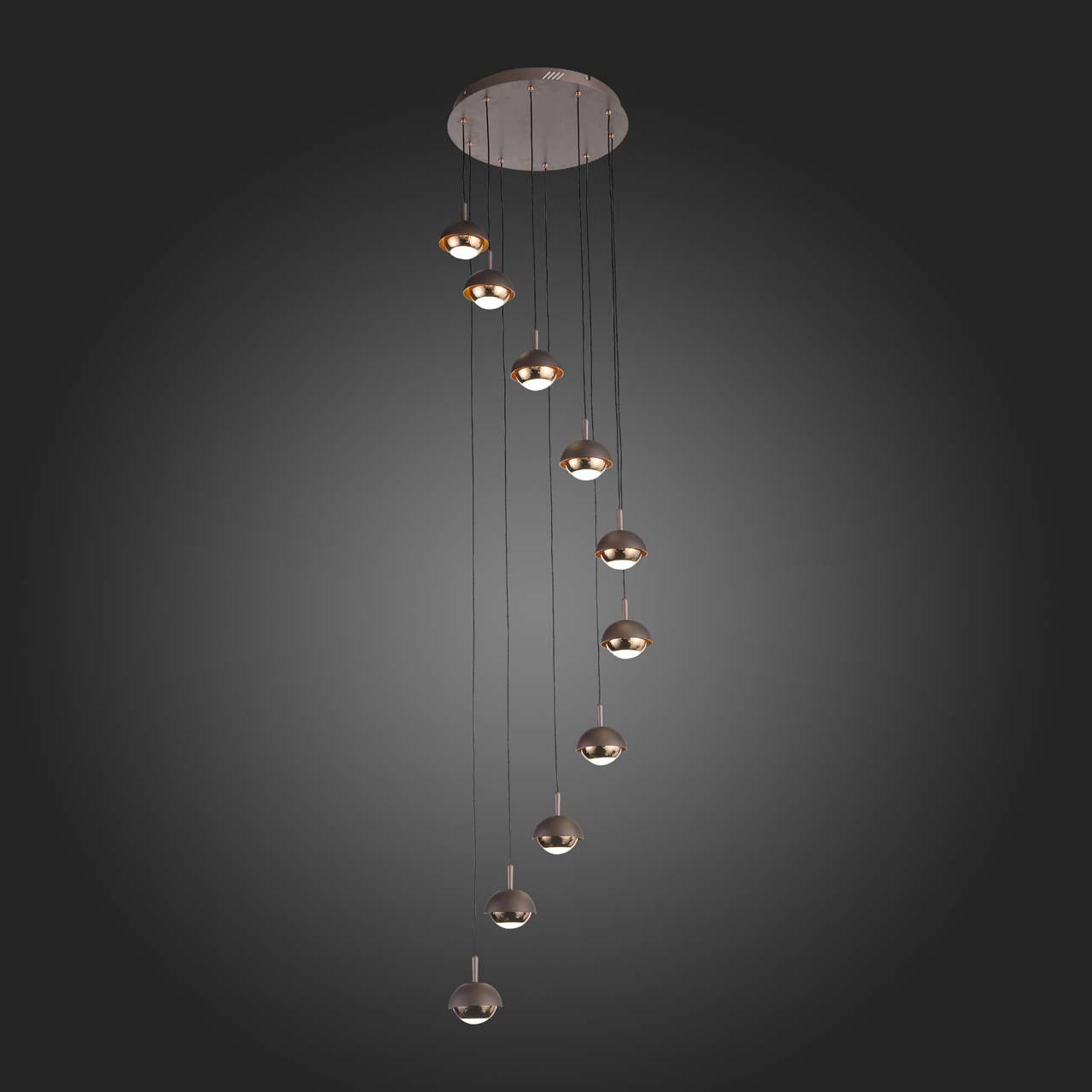 Подвесной светильник коричневый ST Luce Entolla SL1602.323.10 ST LUCE ДИЗАЙНЕРСКИЕ, ENTOLLA 00-3889599 Коричневый  - Вид №3