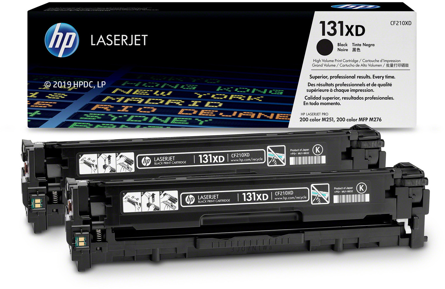 CF210XD 131x black dual pk lj toner cartridge HP Santreyd  - Вид №1