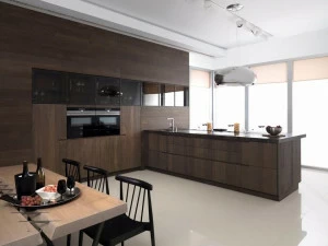 GAMADECOR Модульная кухня из дуба с полуостровом Emotions - kitchens