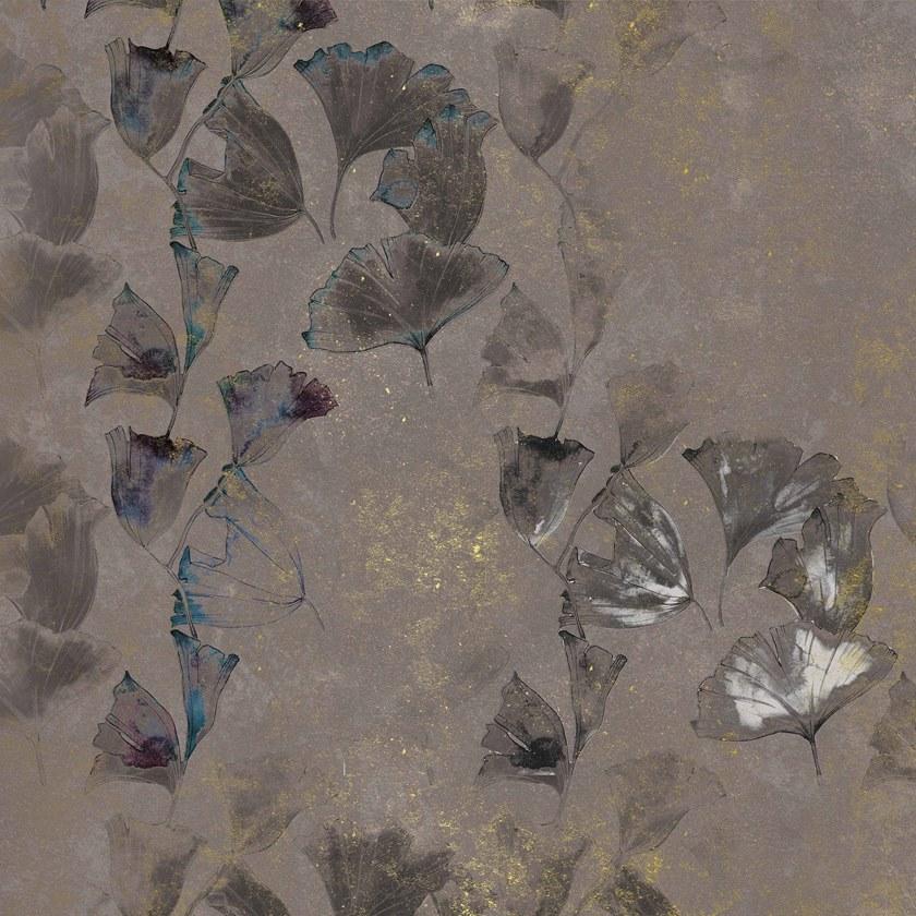 YO2 Металлические флизелиновые обои с цветочными мотивами Botanic drops sun-id-1430866 - Вид №1