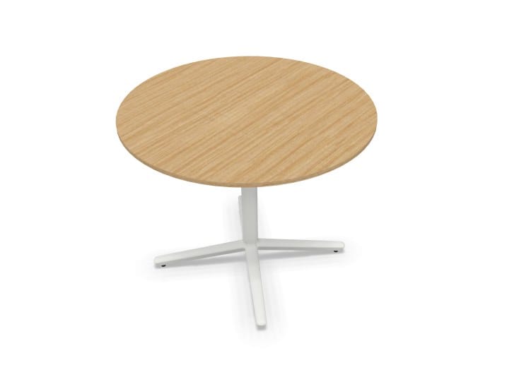 Низкий круглый журнальный столик из дуба Andreu World QUATTRO OCCASIONAL OAK ROUND ARCH-00141184