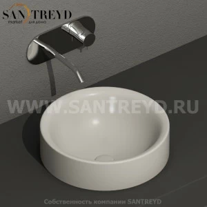 355859 Накладная раковина на столешницу  круглая Kerasan Nolita