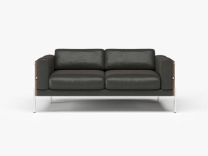 2-местный кожаный диван