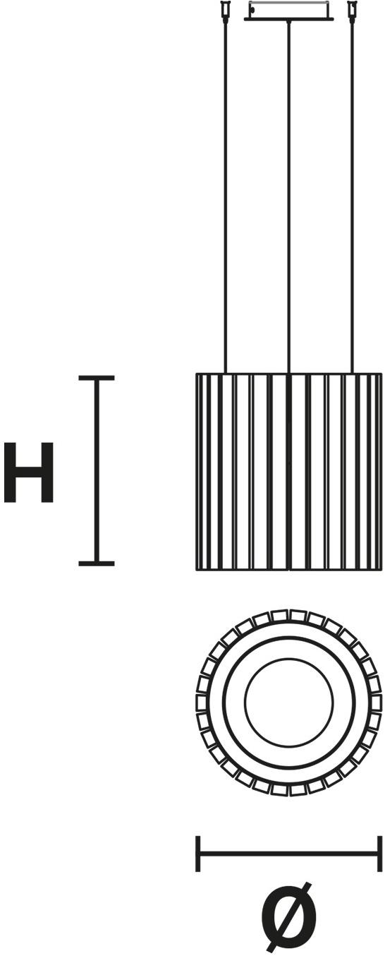 Masiero Подвесной светильник Led Glass с диммером Vegas sun-id-1423322 - Вид №2