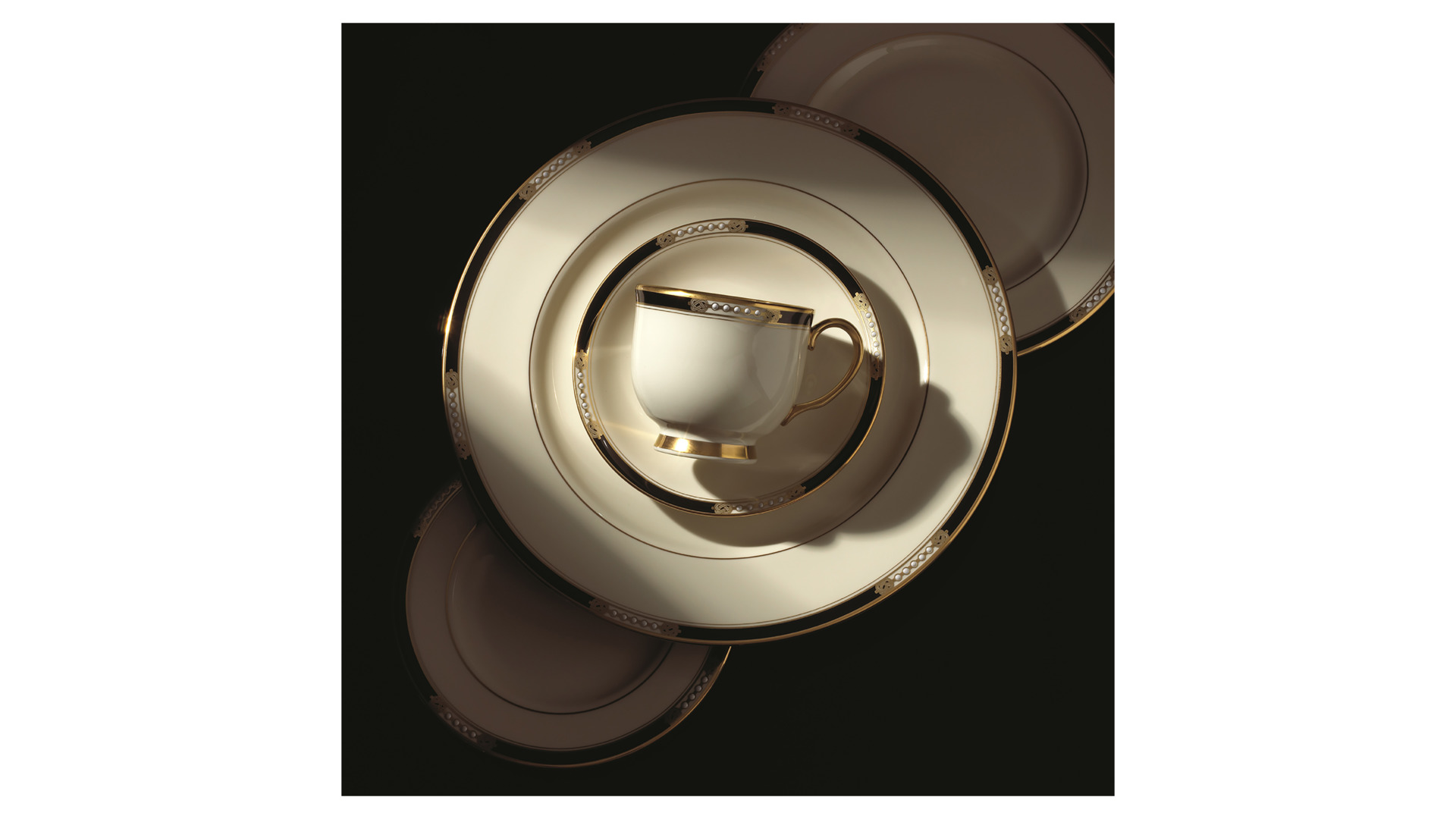 10667287 Lenox Набор из 2 чашек чайных с блюдцами Lenox "Подлинные ценности" 210мл Фарфор костяной  - Вид №4