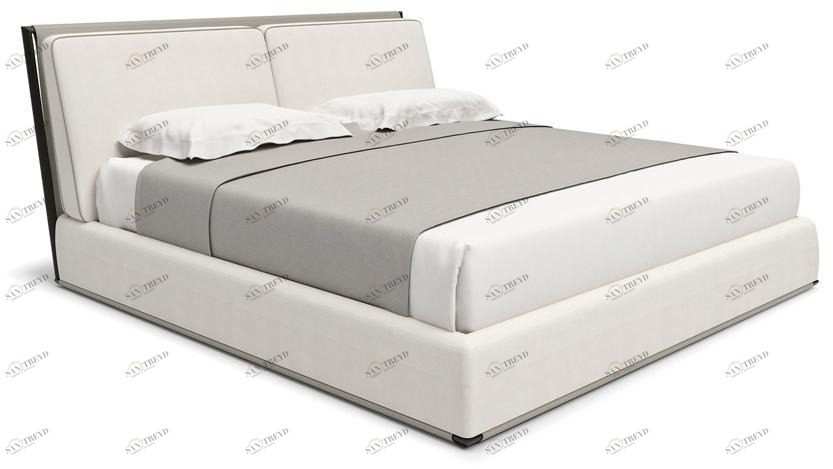 Giorgetti Кровать с обивкой из ткани sun-id-1456310