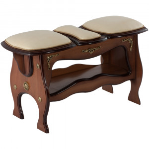 11138 Скамья 3-секционная большая Ваниль BOGACHO