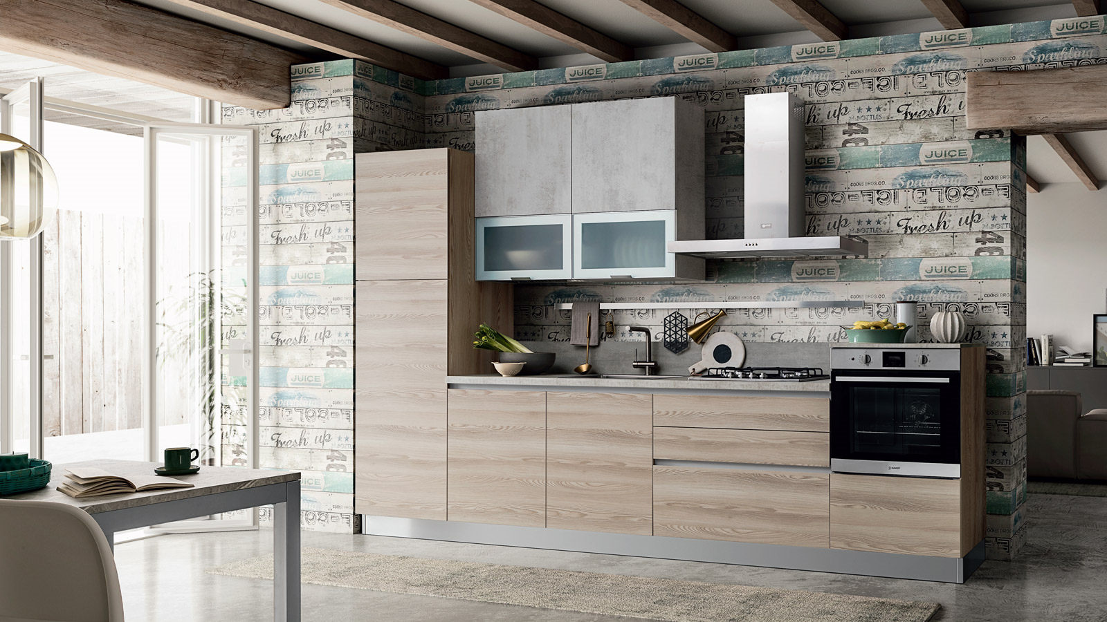 Easy 023  Кухонный гарнитур Ar-Due Polimerico 