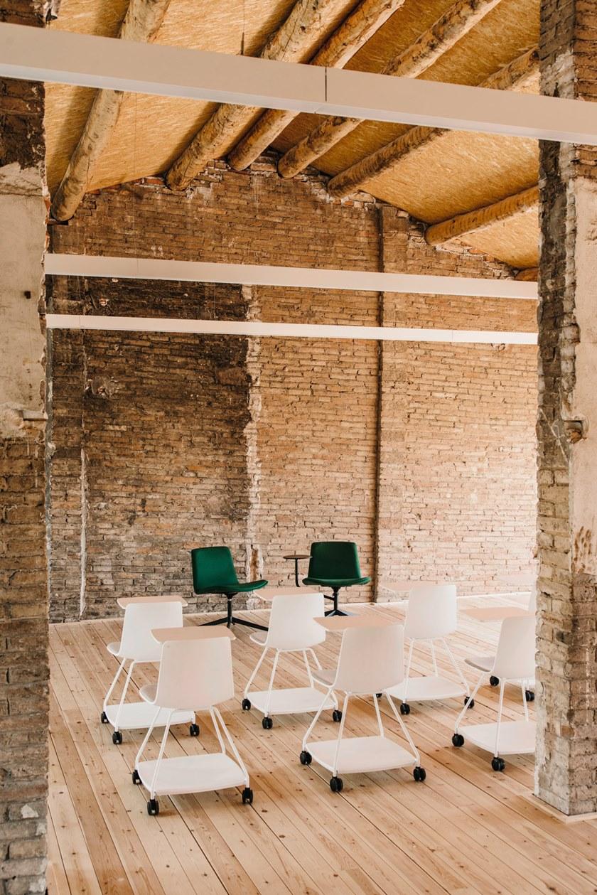 ENEA Стул для конференций из полипропилена с ящиком для хранения Tray sun-id-1463772 - Вид №20