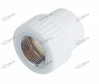 Муфта комбинированная KALDE D32х3/4" ВР белая 3222NFO320C00