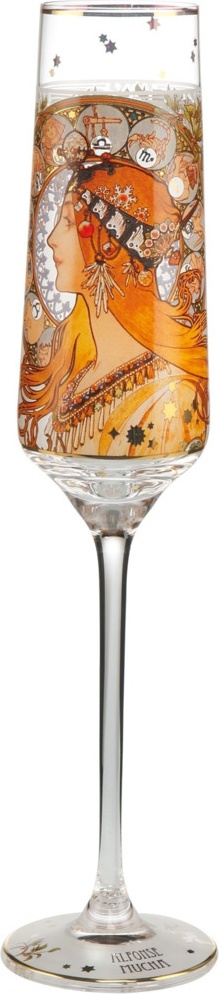 10651624 Goebel Бокал для шампанского "Зодиак" Стекло 