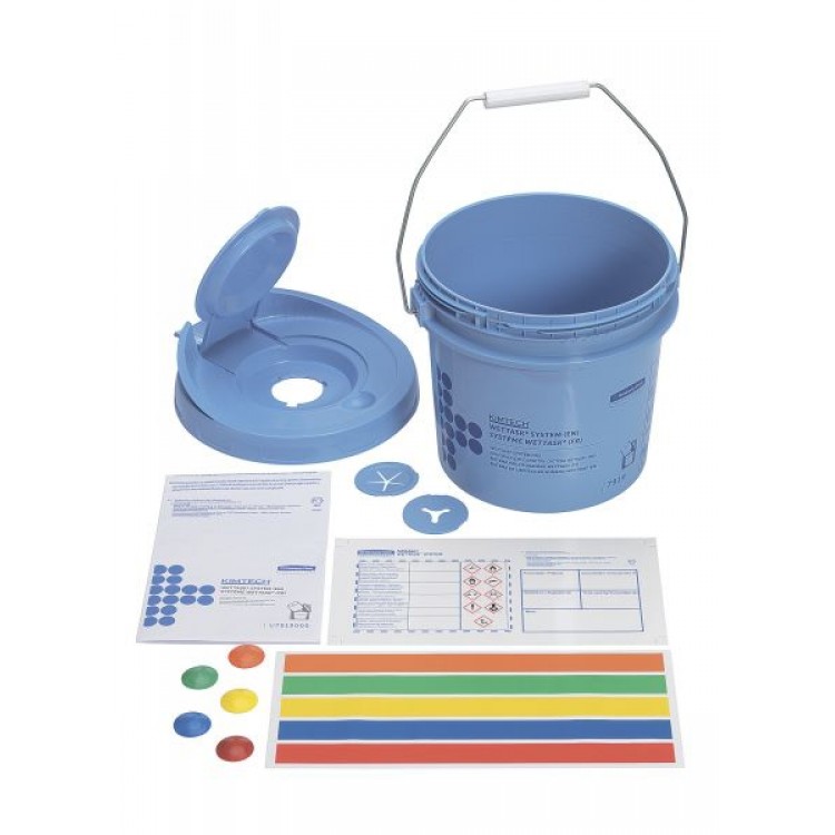 7919 Kimberly Clark Диспенсер-ведро для протирочного материала в рулонах синий Kimberly Clark Professional Kimtech Wettask 7919 синий  - Вид №1