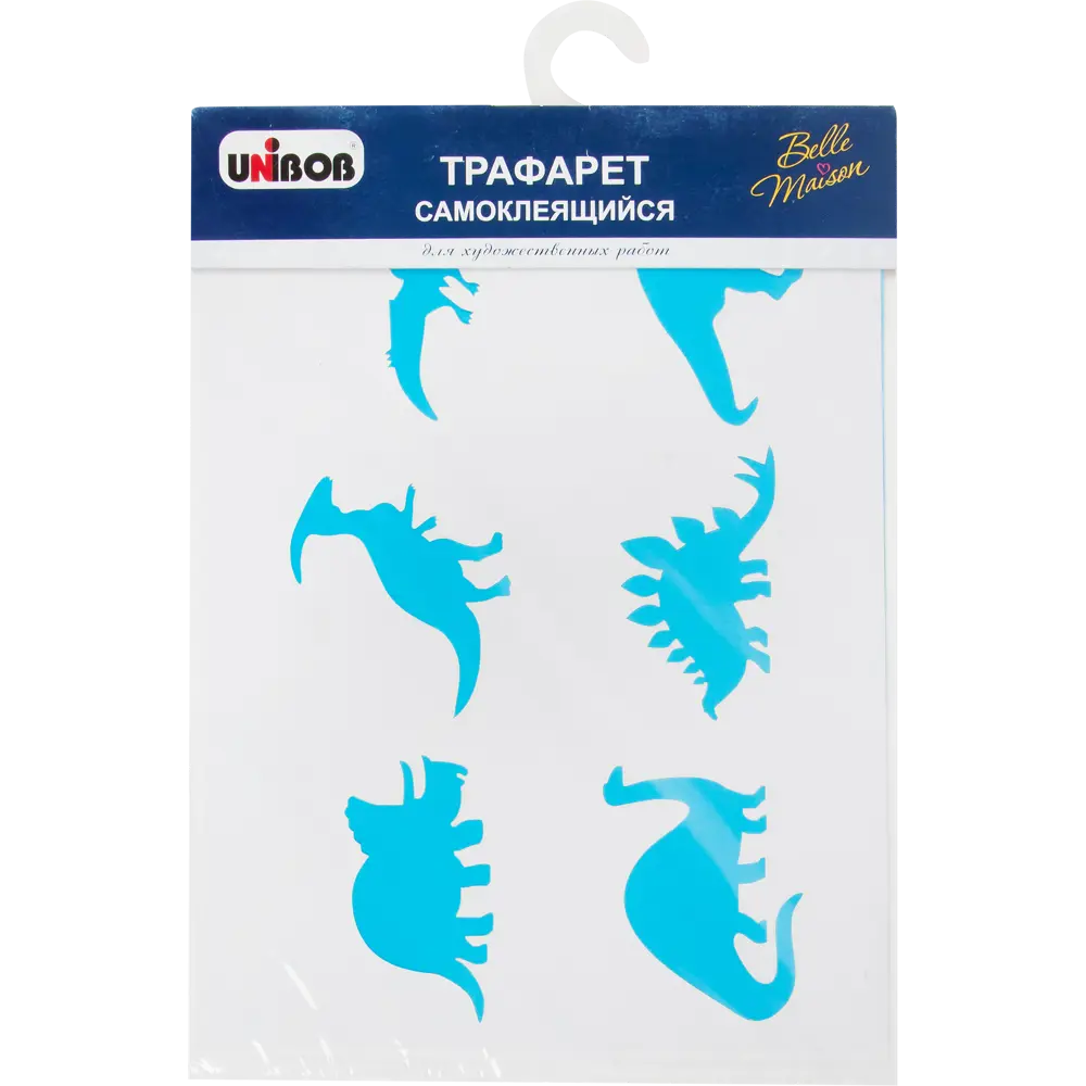 Трафарет самоклеящийся «Динозавры» 25х35 см UNIBOB STLM-2120209 - Вид №1