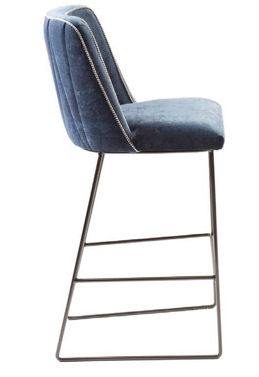 Высокий табурет со спинкой Mambo Unlimited Ideas Croix ARCH-00105686 - Вид №2