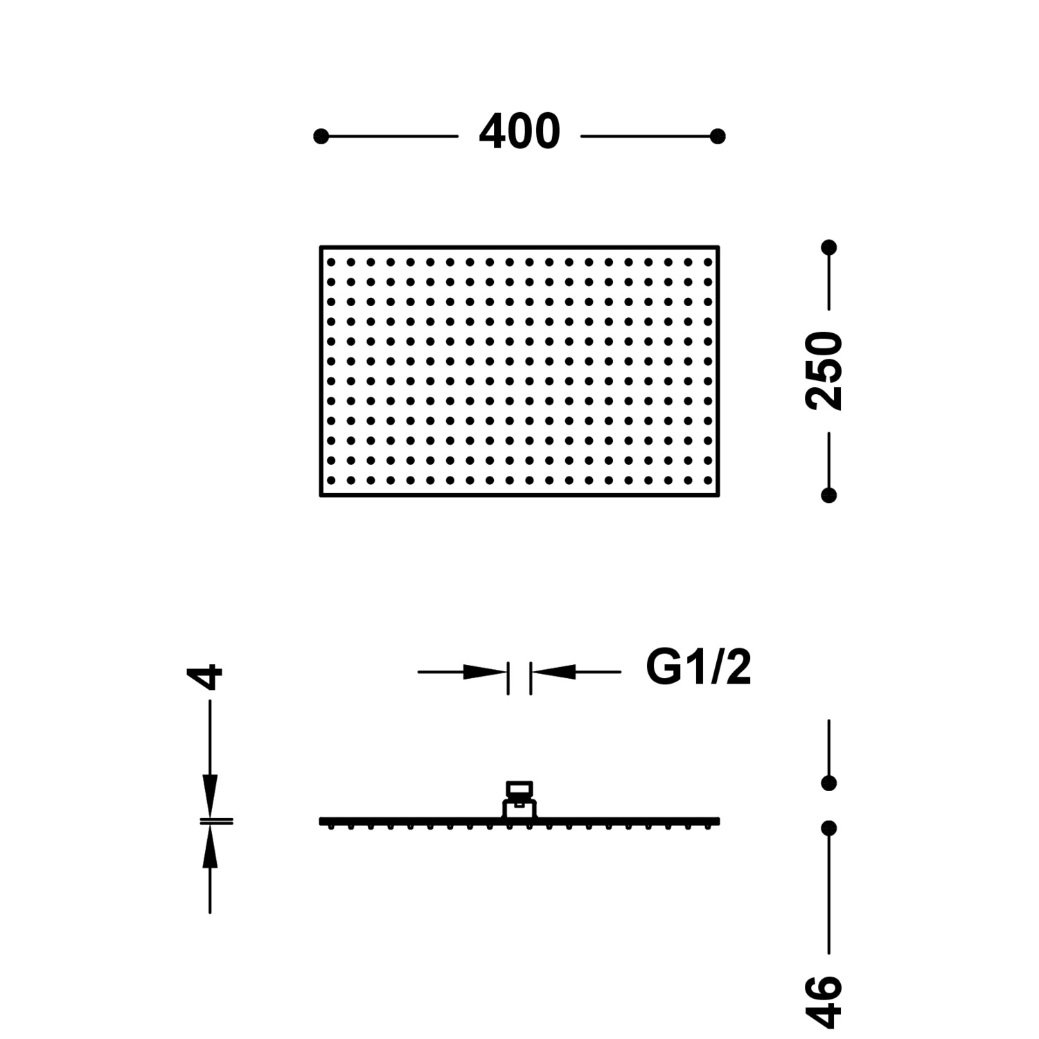 Насадка для душа-134315008BM TRES Showers - Вид №1