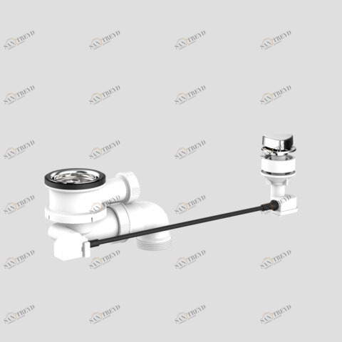 SANIT 72111006160032 SANIT Всплывающие корзина для мусора G1 1/2 без перелива 