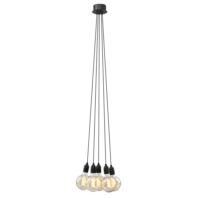 Крепление для винтажных лампочек 5шт от Eichholtz Чёрное 108626 EICHHOLTZ EICHHOLTZ 060548 Чёрный  - Вид №5