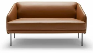 José Martínez Medina 2-х местный кожаный диван Blacktone