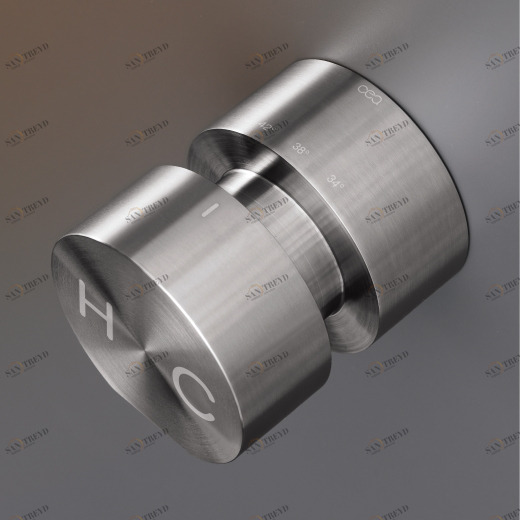 Настенный термостатический смеситель с запорным клапаном  NEU33 CEADESIGN 