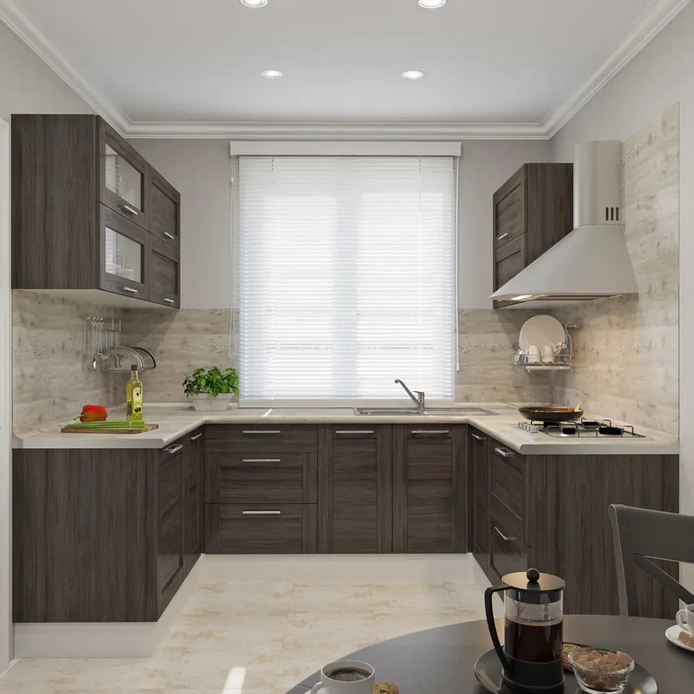 Дверь для шкафа Delinia «Фрейм тёмный» 15x70 см, ЛДСП, цвет коричневый Фрейм темный STLM-2068884 - Вид №2