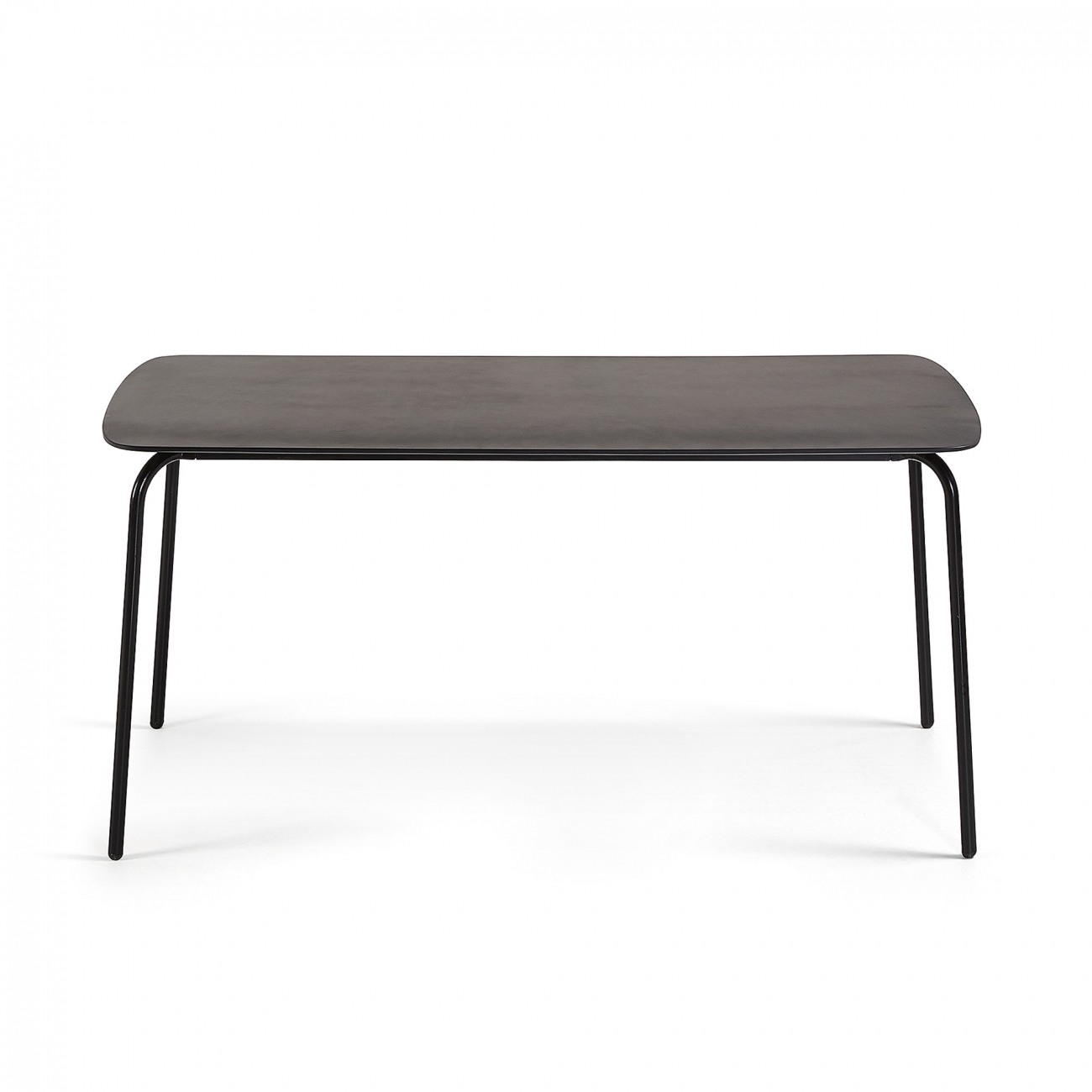Стол черный, полицемент 160x80 Tramp от La Forma LA FORMA  289003 Черный  - Вид №1