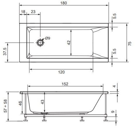 Gruppo Geromin Акриловая ванна Whirlpool sun-id-1427225 - Вид №7