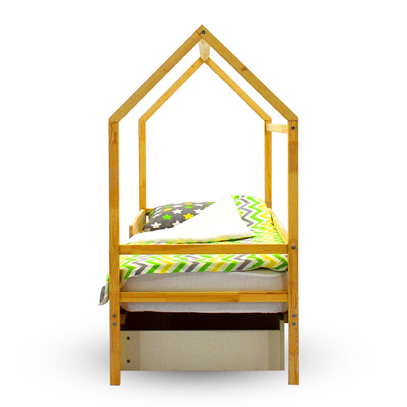 Кровать-домик детская натуральная Svogen БЕЛЬМАРКО  00-3833083 Бежевый Santreyd  - Вид №3
