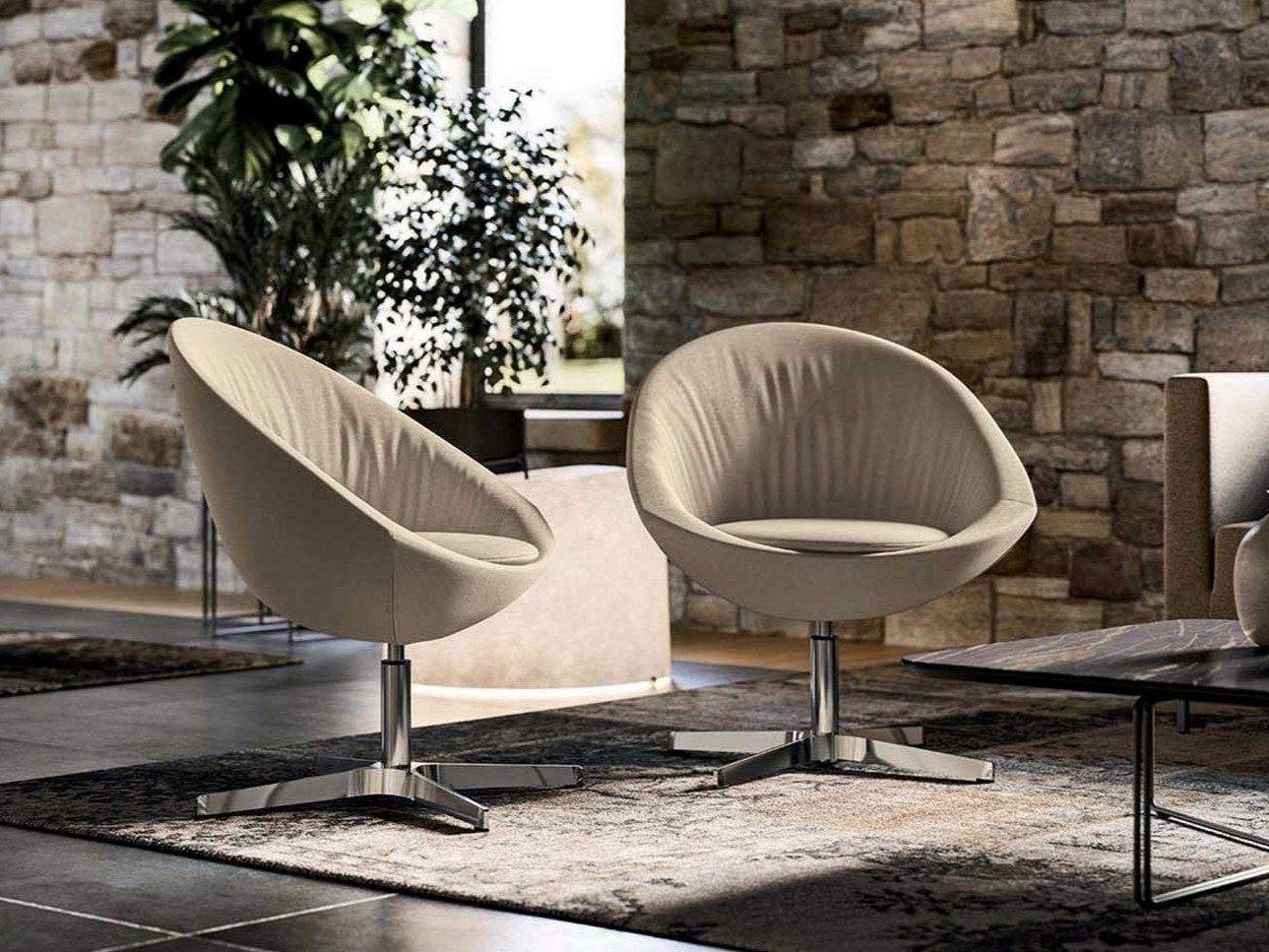 Спицевое кресло с подлокотниками Quadrifoglio Group Design Living ARCH-00045708