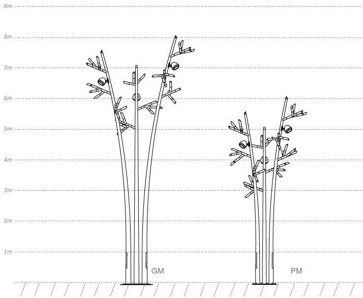 GHM-ECLATEC Металлический уличный фонарь sun-id-1393004 - Вид №4