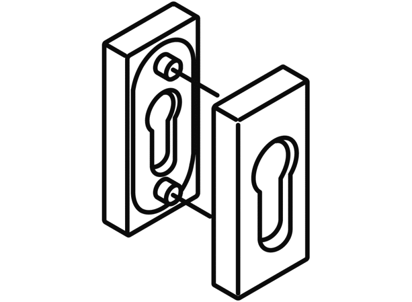 318XA розетка для ключей HEWI System 100 | Edelstahl  - Вид №3