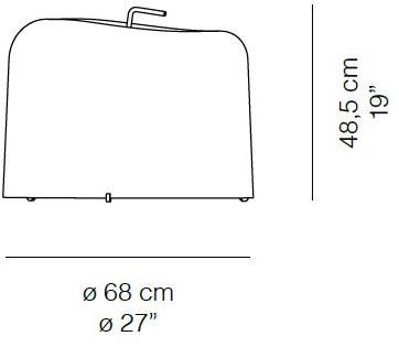 Quadrifoglio Торшер из стекловолокна с диммером Ola sun-id-1394867 - Вид №1