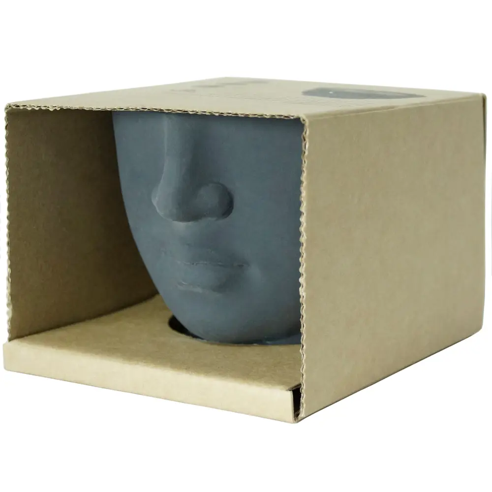 Свеча в гипсе Амфион серая 9 см EVIS STLM-2011496 - Вид №2