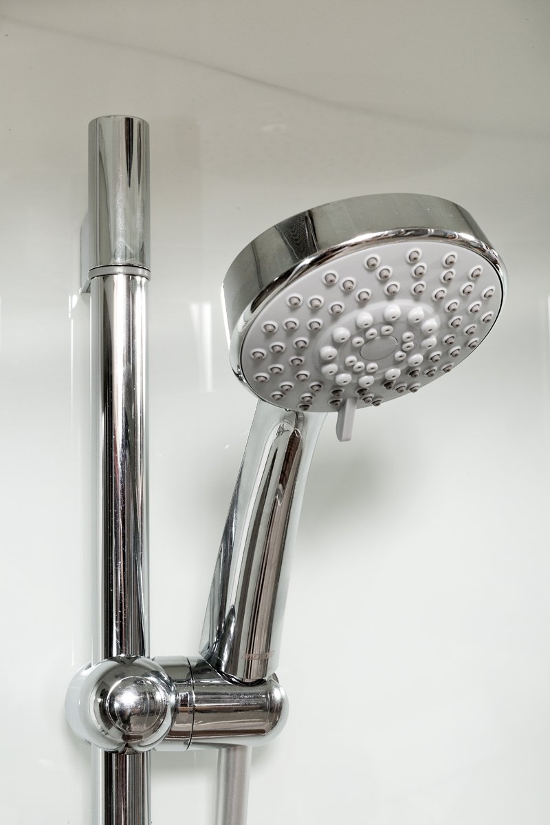 L 809 стандартная BLACK Душевая кабина DETO Серия L А102 R LED с кнопкой и гидромассажем - Вид №14