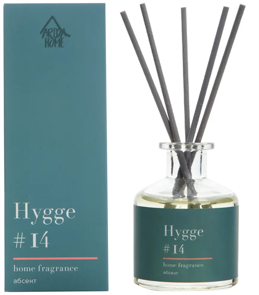 Аромадиффузор ARIDA HOME Hygge #14 с ароматом Абсент для уютной атмосферы 89144898