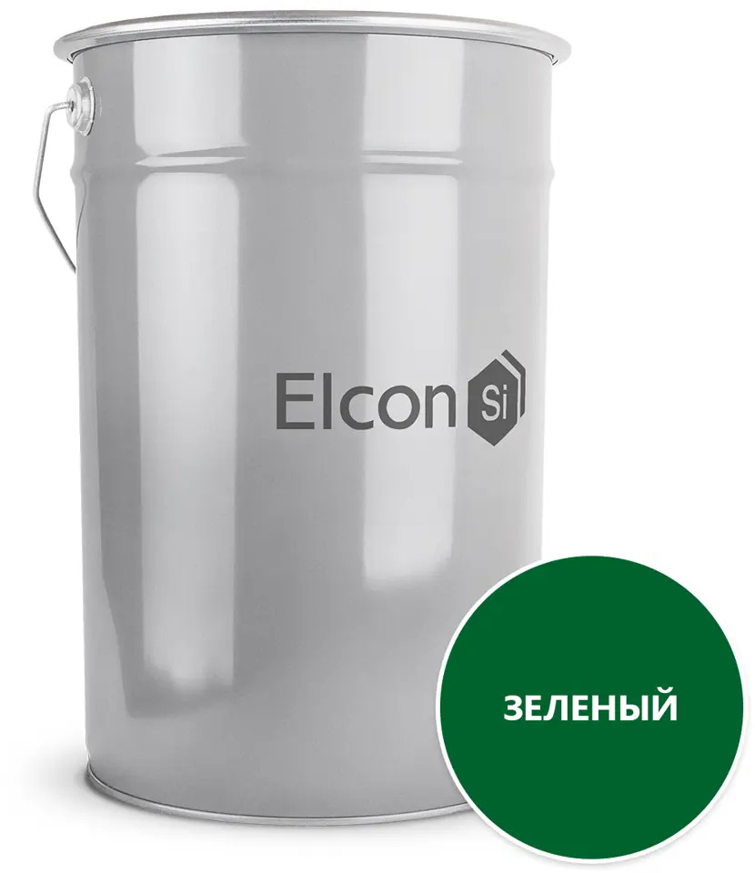 90287335 Грунт-эмаль ХВ-0278 Elcon матовая цвет зелёный 25 л STLM-0857968