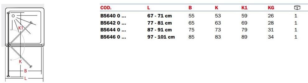 INDA® Угловая душевая кабина из стекла с распашной дверцей New claire sun-id-1378787 - Вид №2