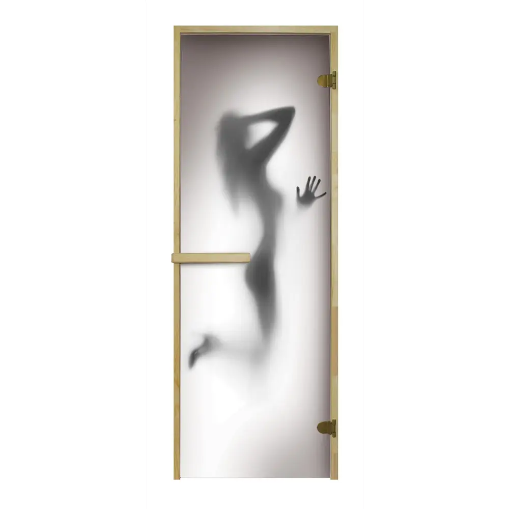 Дверь для сауны Силуэт магнитный замок 69х189 см Santreyd STLM-2054145