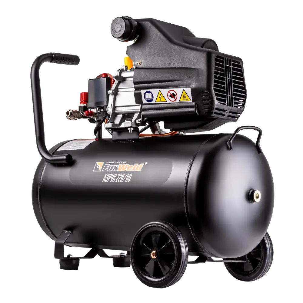 Масляный компрессор АЭРУС 50л с производительностью 220 л/мин 15308761 STLM-0005672 - Вид №3